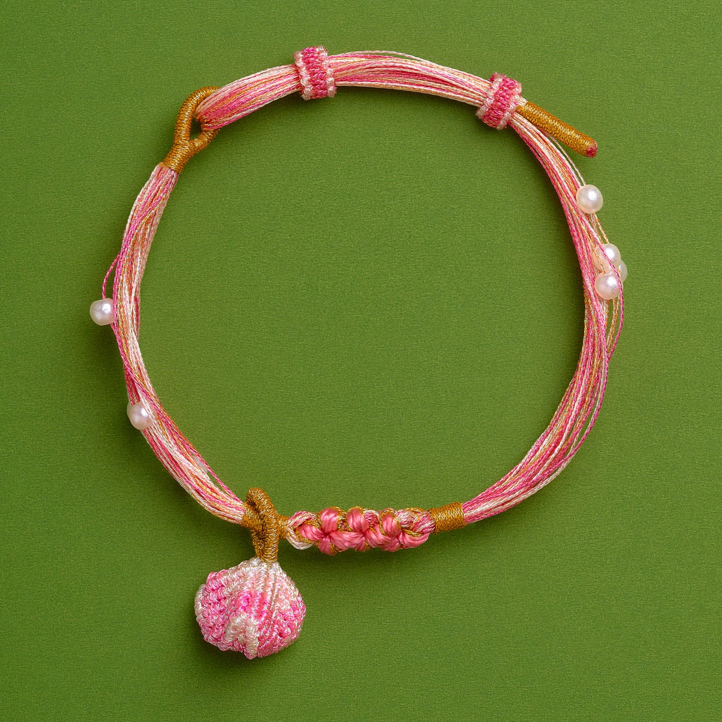 Peach Blossom Knot Small Dragon Boat Festival Hand Woven Rope Bracelets