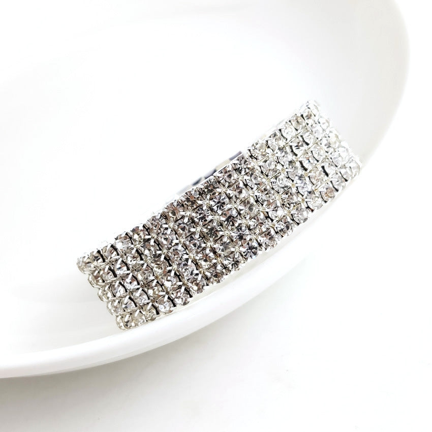 Diamond Single Row Stretch Shiny Intellectual Bracelets