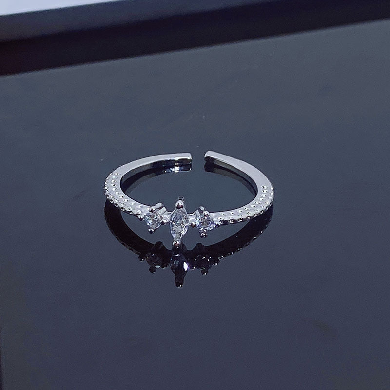 Simple Design Fashion Small Open Female Personalized Cold Style Rings