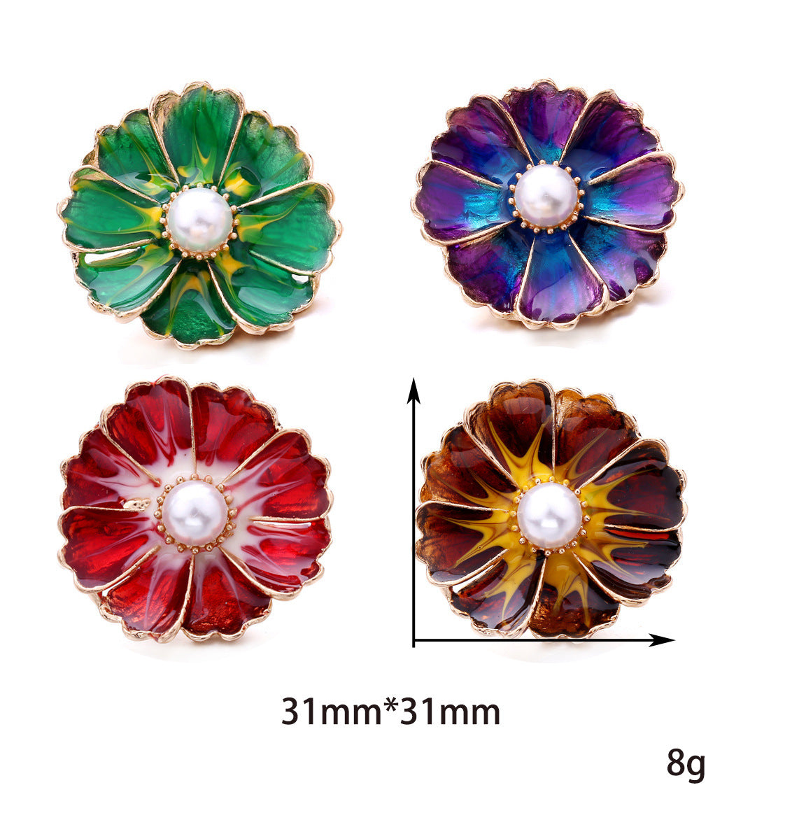 Attractive Fashion Personalized Style Petal Button Bracelets