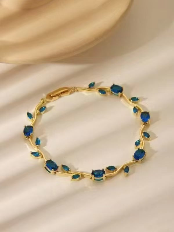 Luxury Style Quality Zircon Light Full Diamond Bracelet