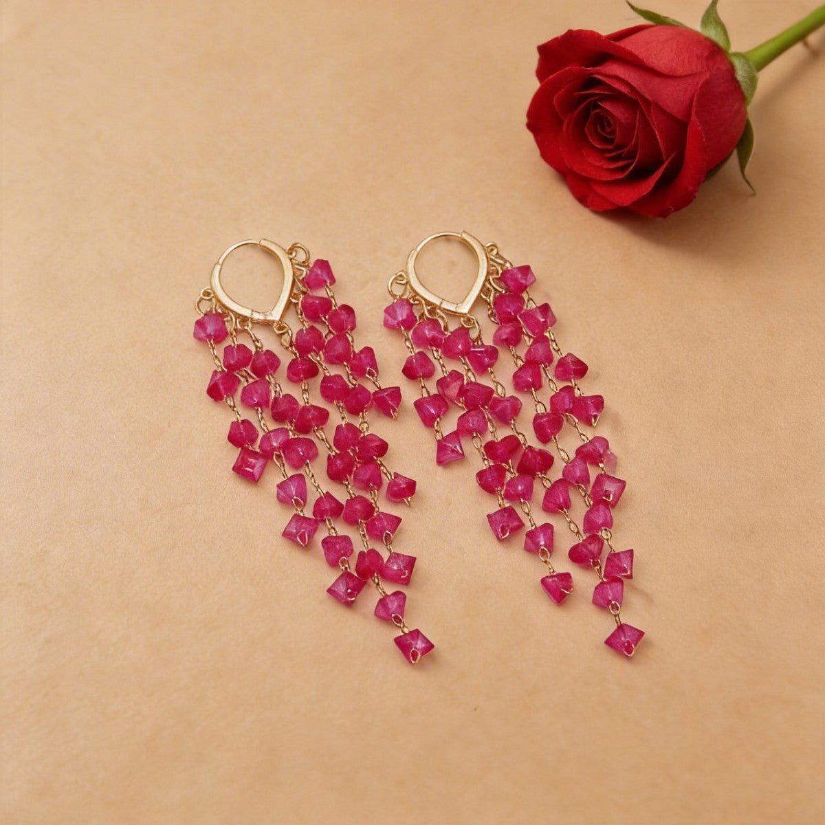 Women's Temperament Wild Crystal Tassel Ear Clip For Long Fashion Earrings