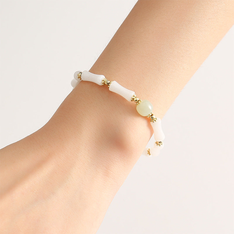 Bracelets de mode nationale de style chinois en jade naturel