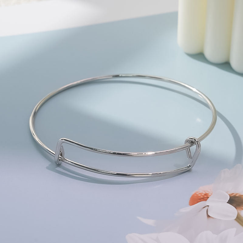 Push Pull Movable Adjustable Female Steel Bracelets