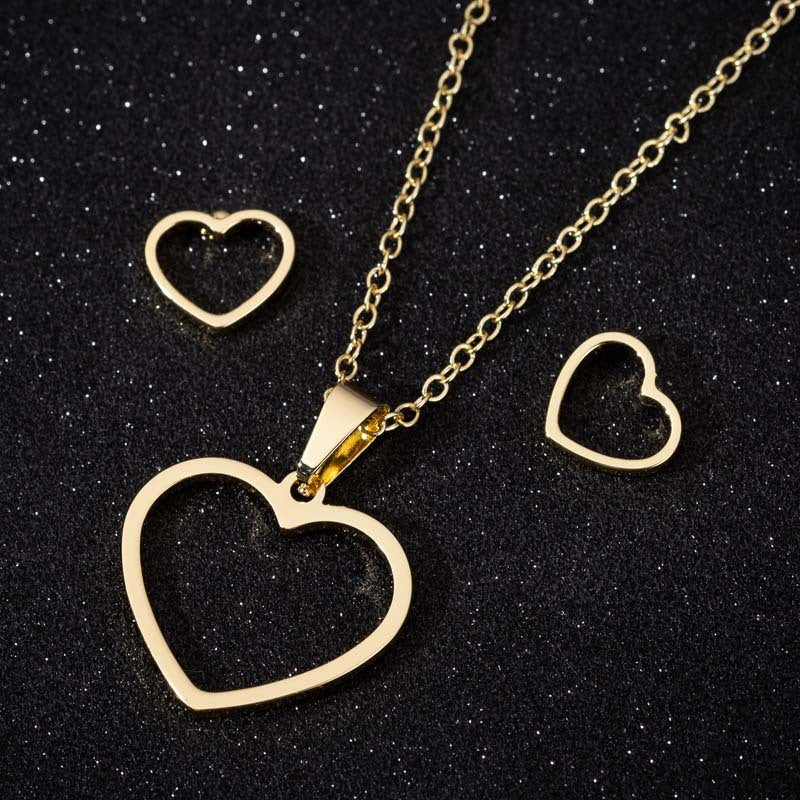 Women's & Men's Small Animal Cat Ear Three-piece Necklaces