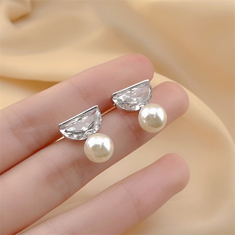 Elegant Bowknot Pearl Exquisite Design Personalized Earrings