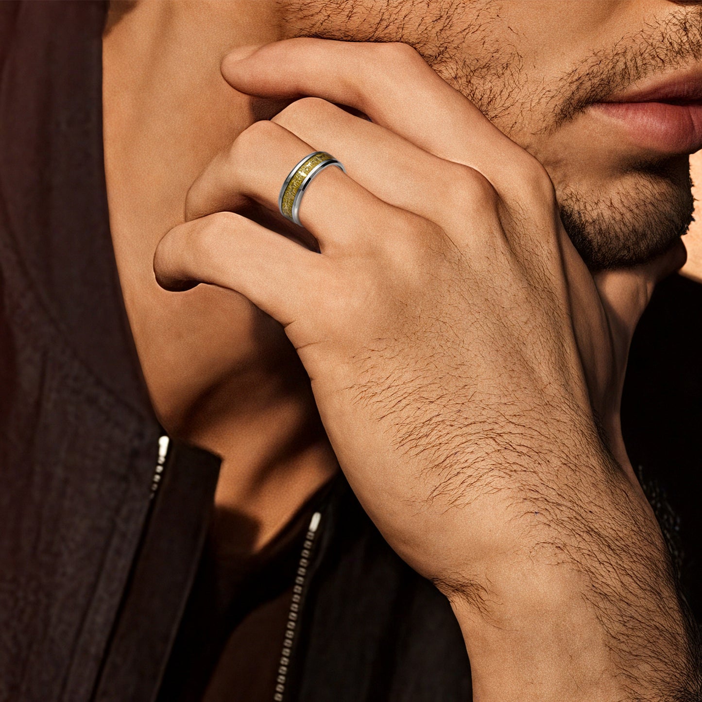 Women's & Men's Anime Movie Surrounding Spider Man Unique Titanium Ring