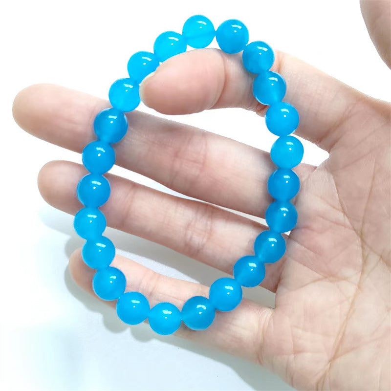 Live Broadcast Chalcedony Beaded Fashion Sweet Bracelets