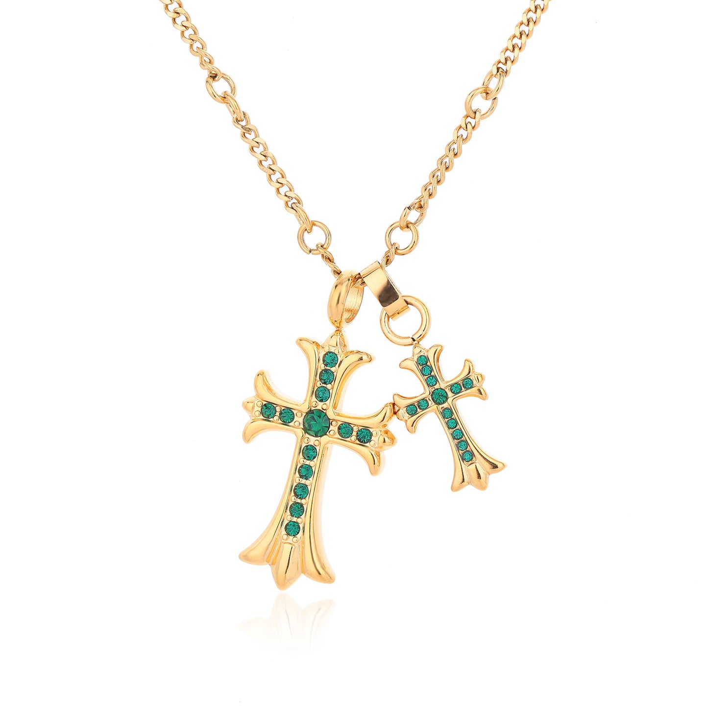 Women's & Men's High-grade Twin Sweater Chain Special Interest Necklace