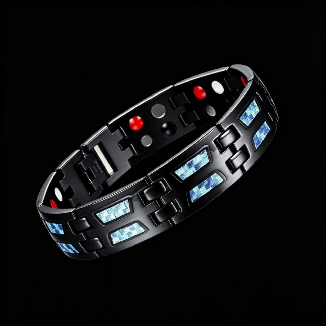 Men's Magnet Carbon Fiber Cool Personality Hand Bracelets