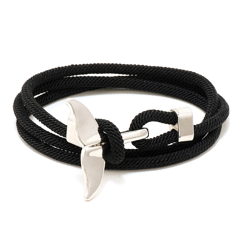 Style Whale Tail Personality Life Paar Armbänder