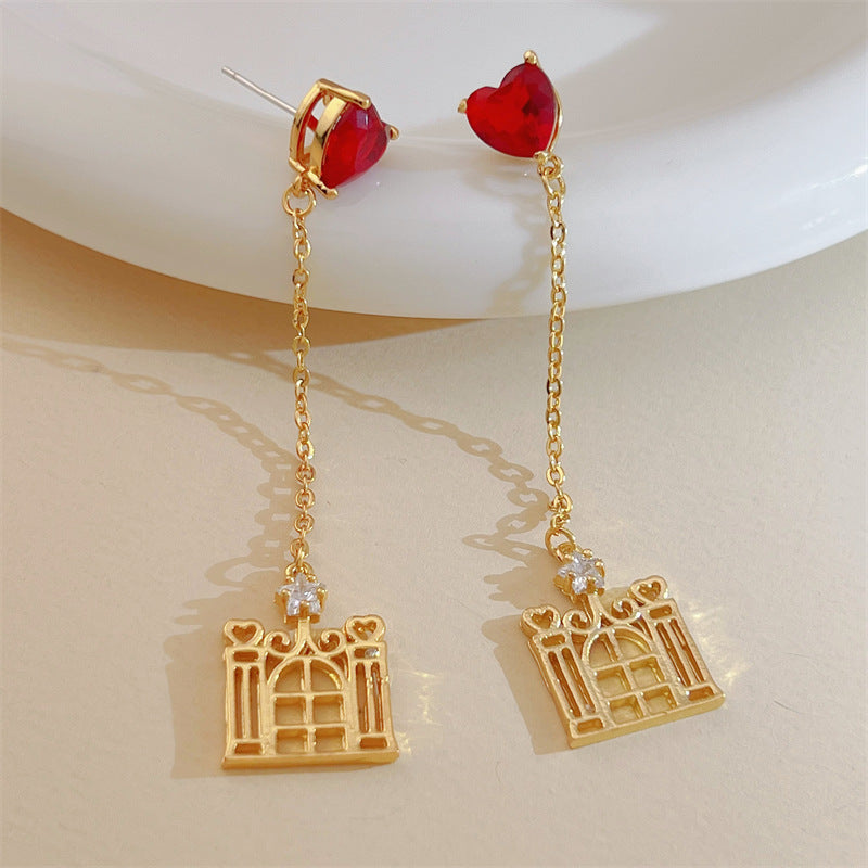 Trendy Niche Design Simple Cold Style High-grade Earrings