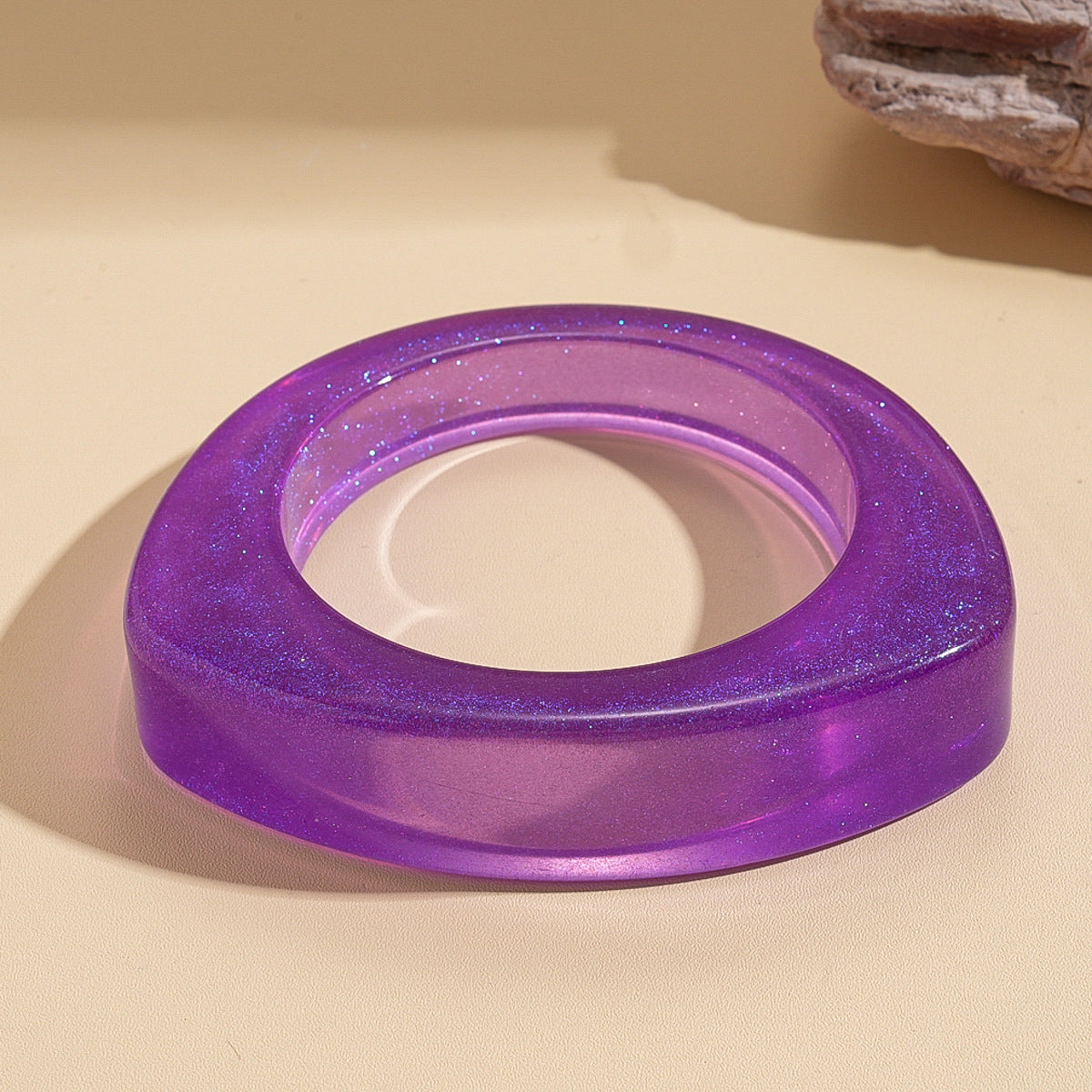Women's Irregular Resin Minority Simple Retro Temperament Personality Fashion Design Unique Bracelets