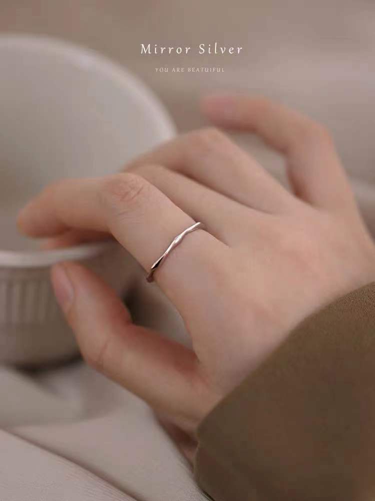 Style Design Gold-plated Female Thin Small Knuckle Rings
