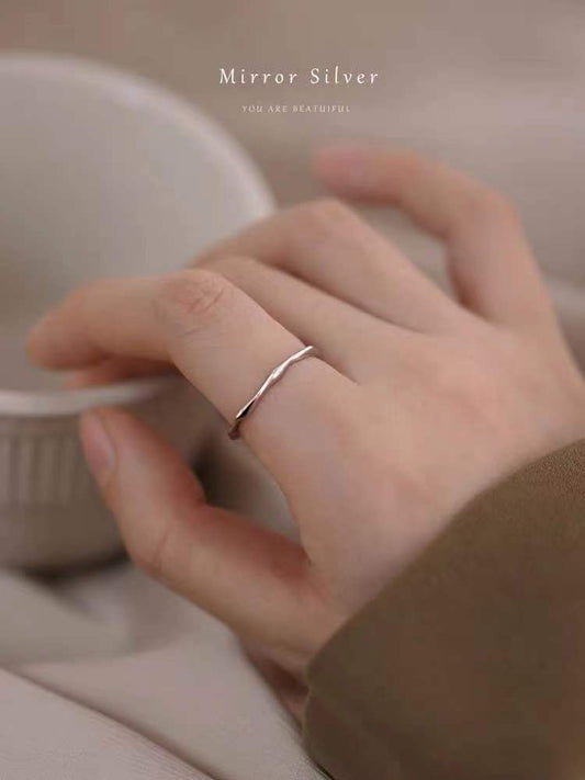Style Design Gold-plated Female Thin Small Knuckle Rings