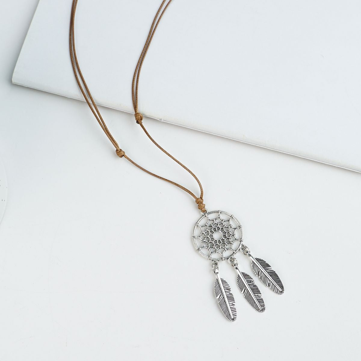 Peace Fu National Fashion Vintage Ceramic Female Longevity Necklaces