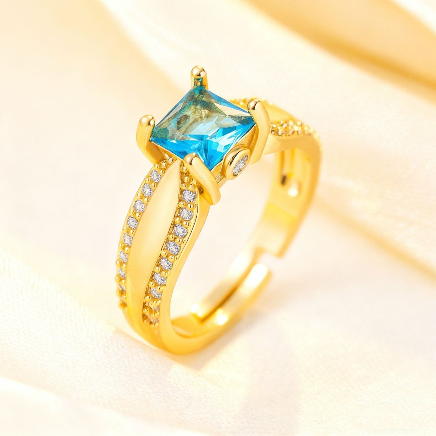 Light Luxury High Sense Opening Adjustable Rings