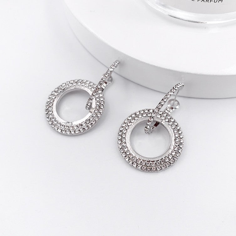 Korean Style Graceful Geometric Circle Full Rings