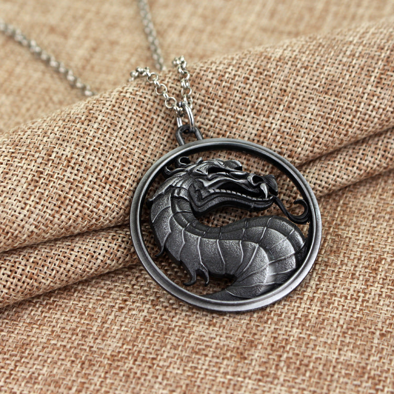 Surrounding The Game Dragon Mortal Theater Necklaces