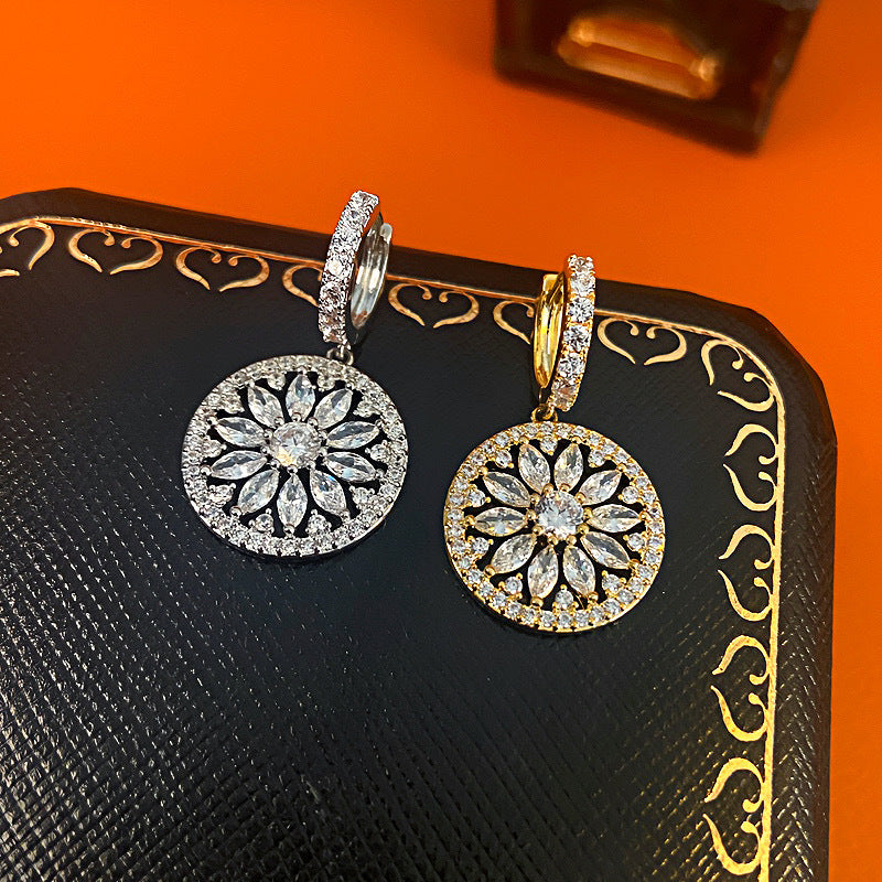 Design Round Clip Trendy Female Retro Affordable Luxury Ear Buckle