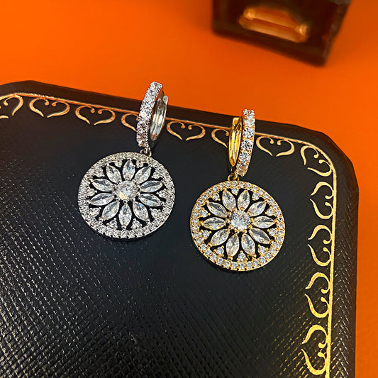 Design Round Clip Trendy Female Retro Affordable Luxury Ear Buckle