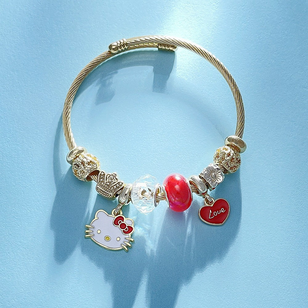 Cat Cute Sweet Cartoon Live Broadcast Girlfriend Bracelets