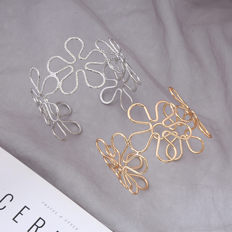 Hollow Flower Armband Geometric Simple Elegant Bracelets