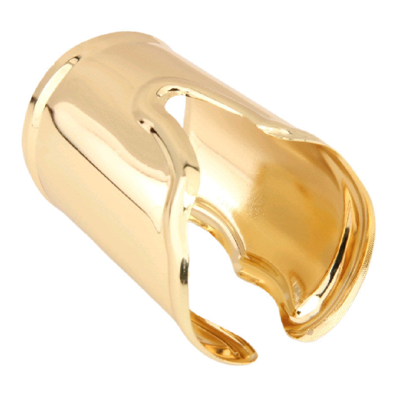 Niche Irregular Wave Cracking Wide Surface Light Luxury High-grade Bracelet
