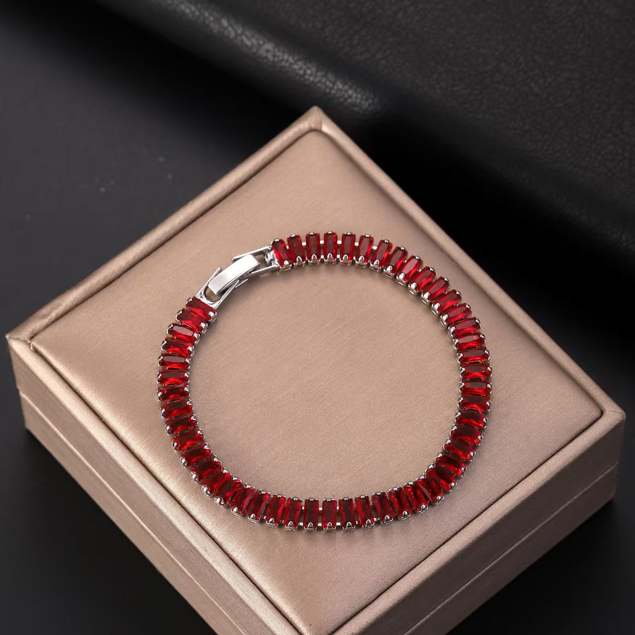 Women's & Men's Colorful Zircon Trendy Fashion Tennis Bracelet