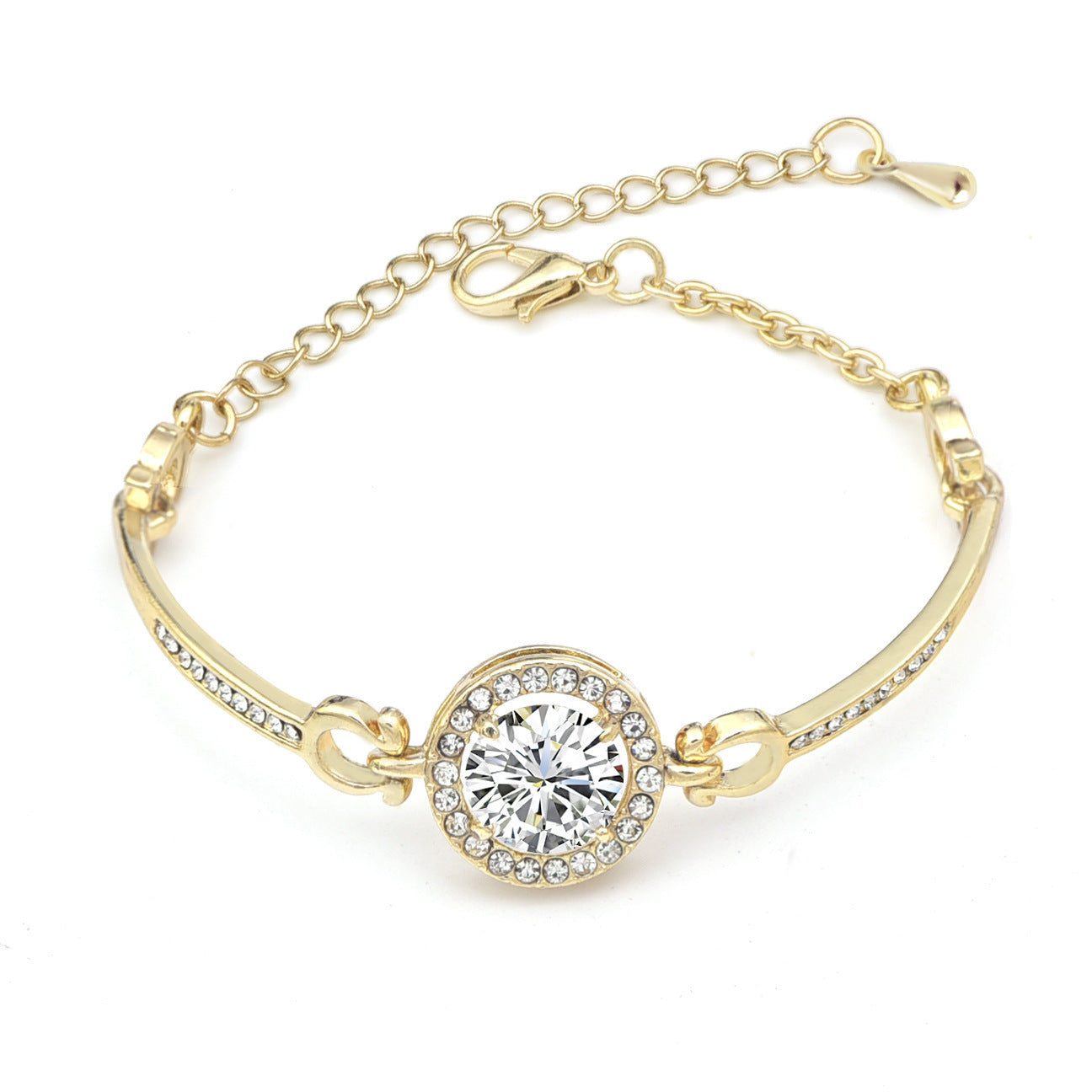 Stall Night Market Zircon Diamond Alloy Bracelets