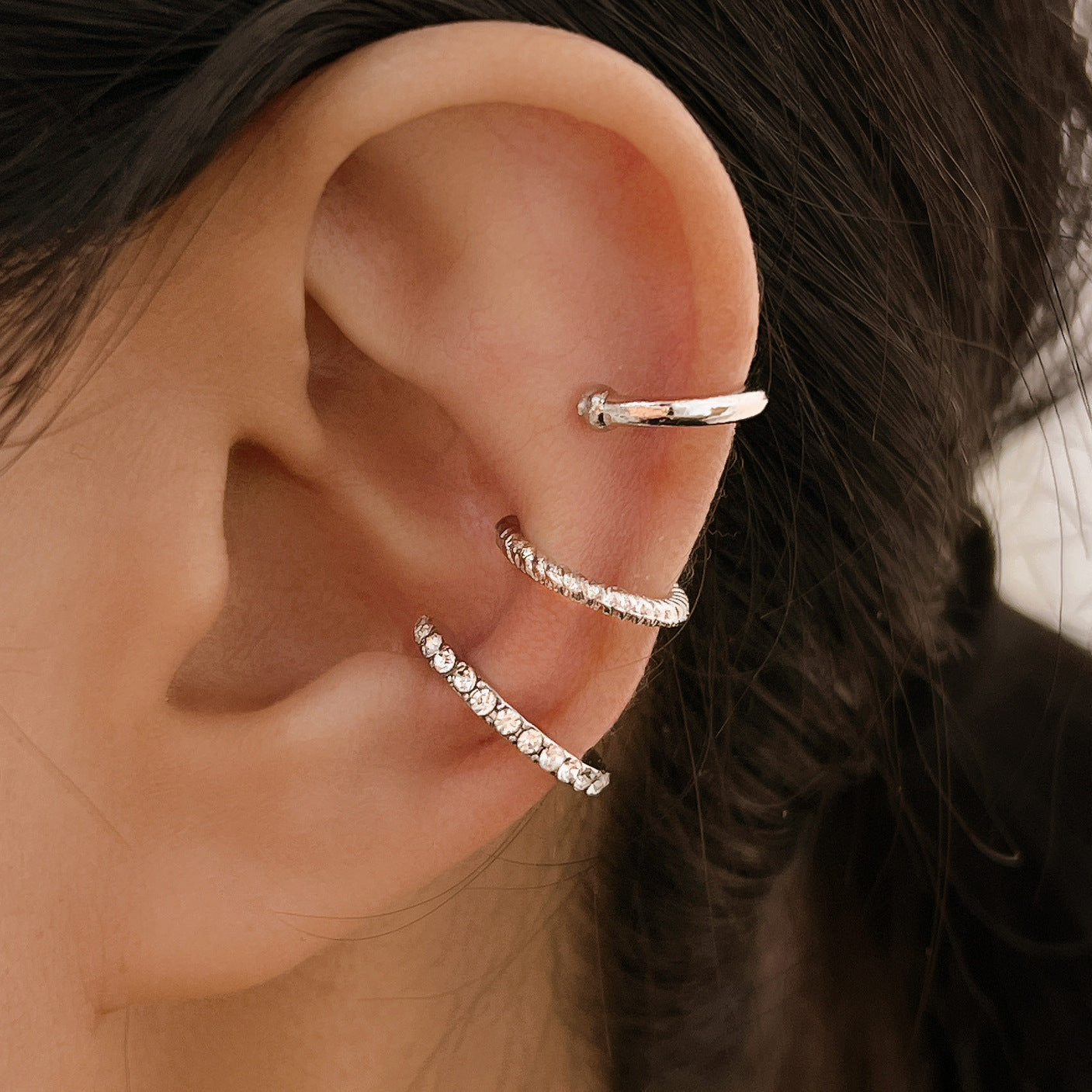 Diamond Type Bone Personality Fashion Small Ear Clip