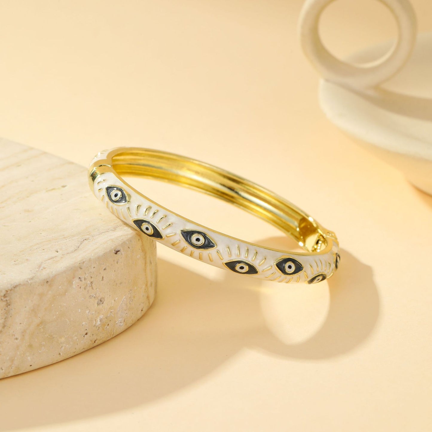 Women's Metal Enamel Vintage Elegant Personalized Bracelet