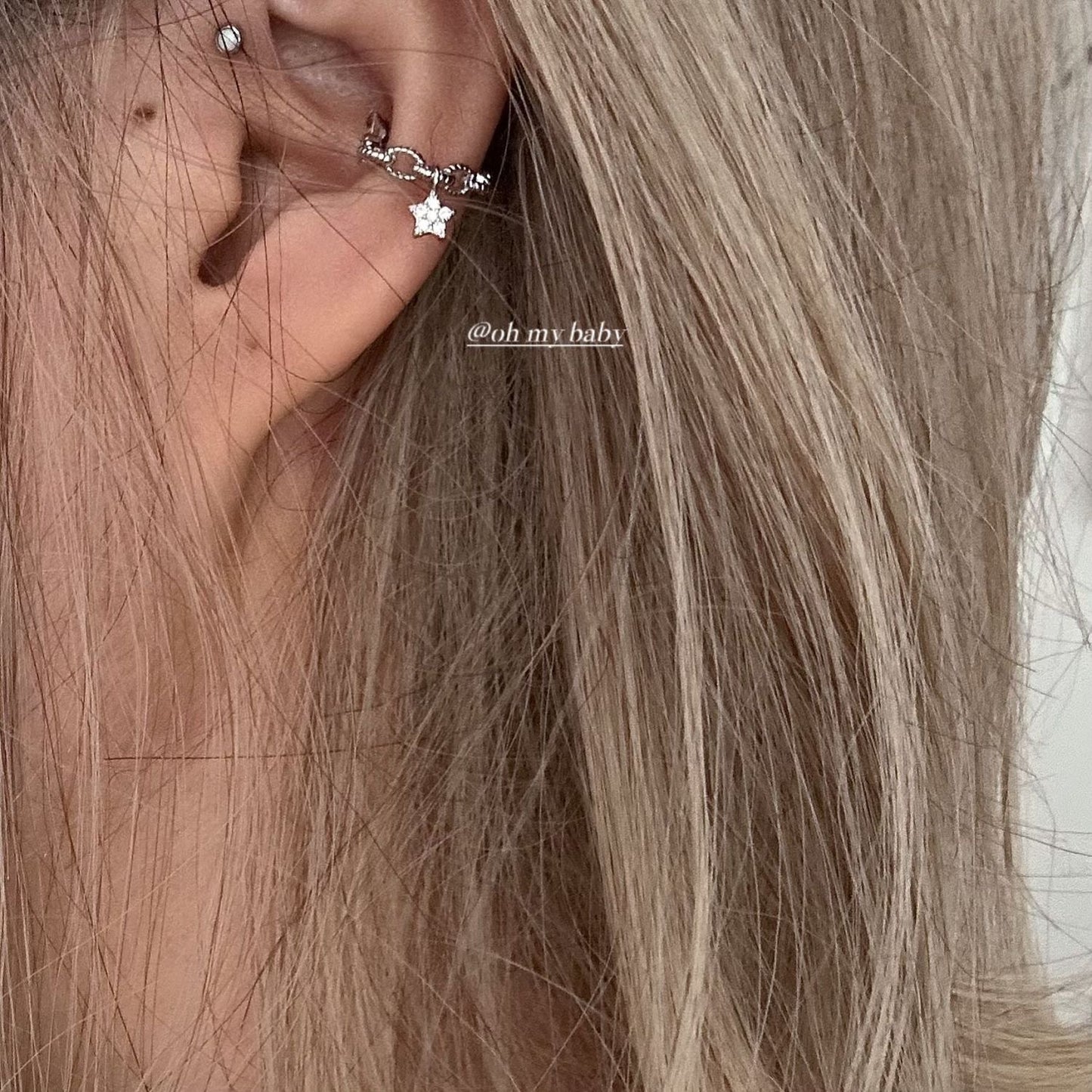 Star Unique Light Luxury High Sense Without Pierced Ear Clip