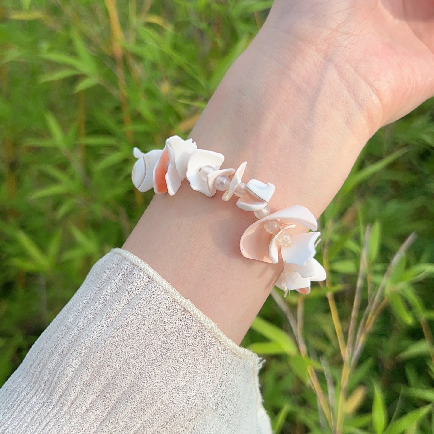 Conch Design Twin Fritillary Crafts National Bracelets