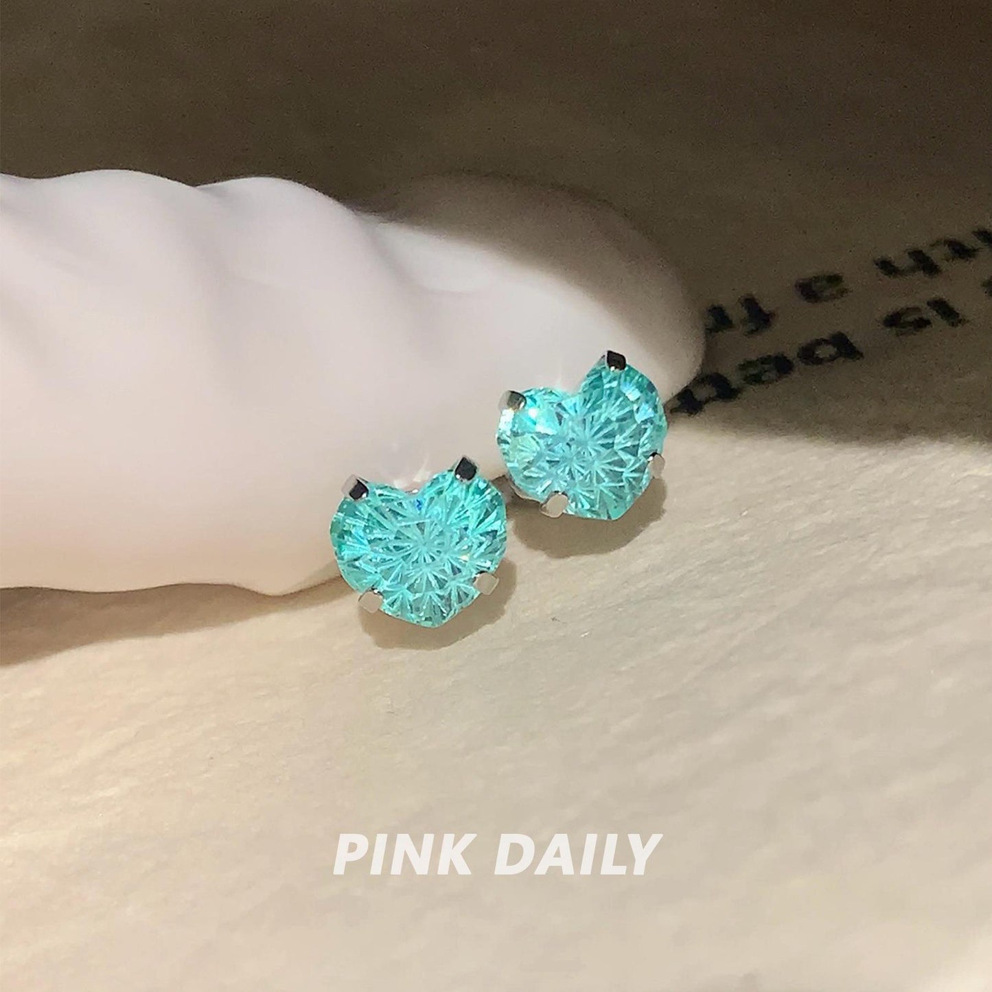 Fireworks Cut Zircon Ear Delicate Eardrops Bone Nail Pin Medical Stud Earrings