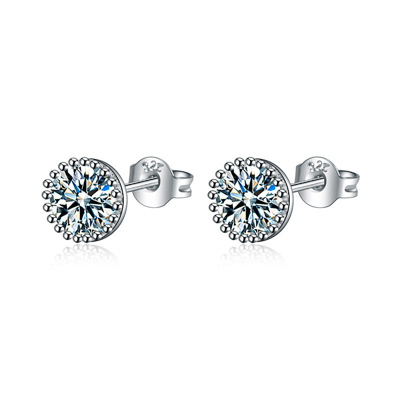 Women's Fresh Simple Zircon Quality Ornament Live Earrings