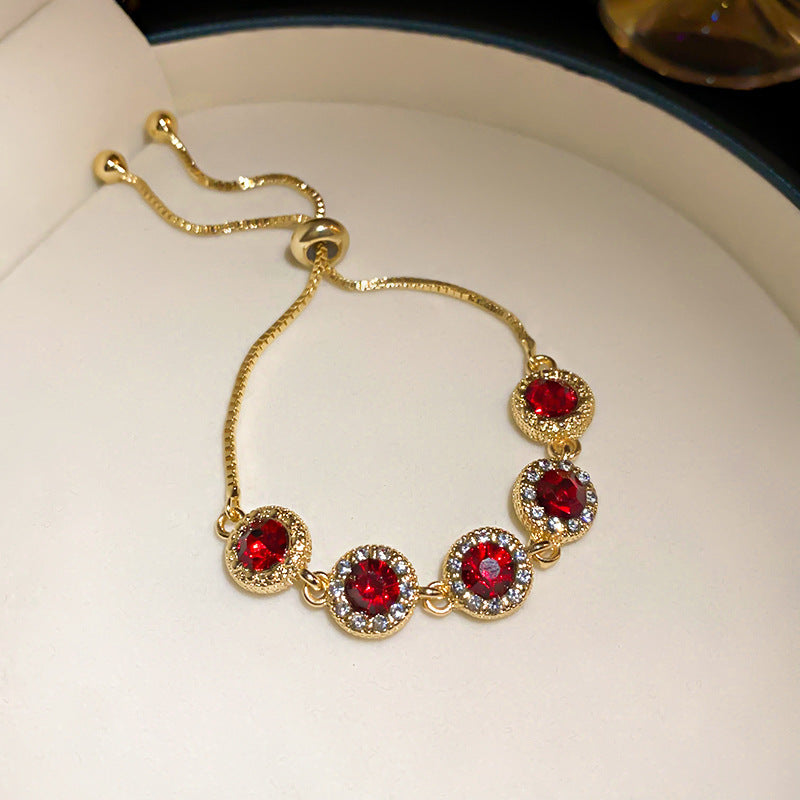 Round Light Luxury High-grade Fashion Minimalist Bracelet