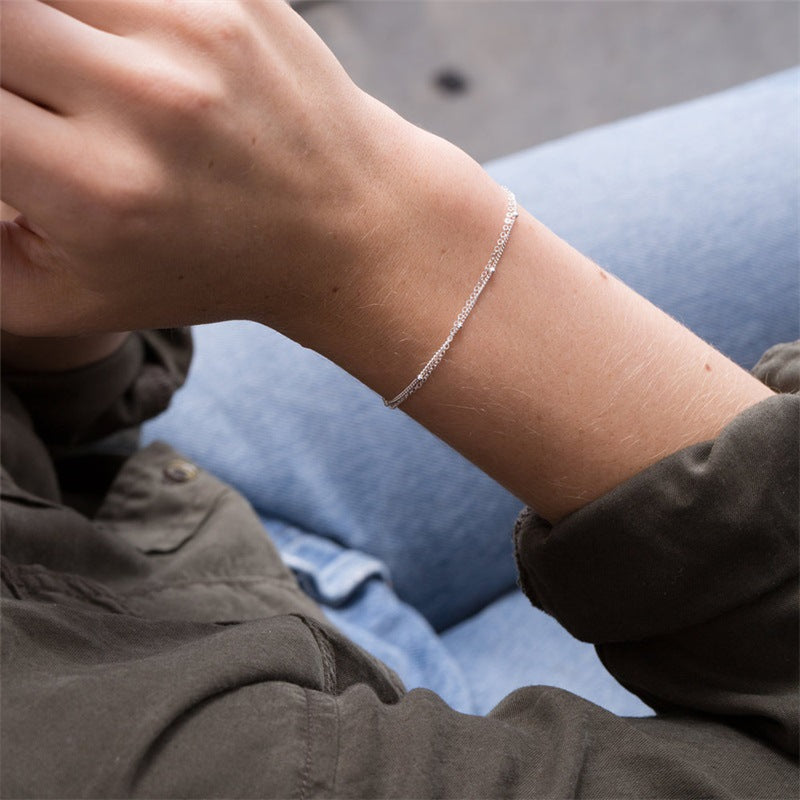 Ornament Fashion Slim Chain Female Simple Bracelets