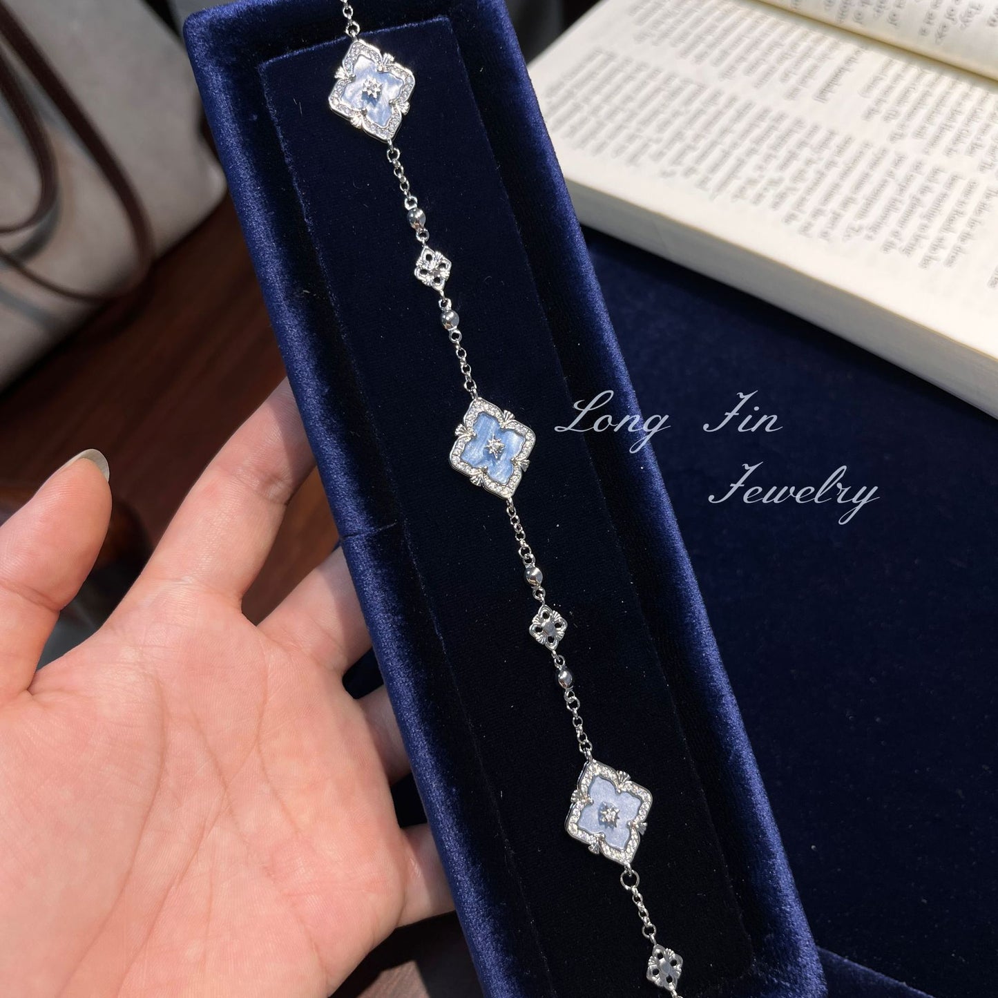 Sea Salt Lemon Mint Cloth Style Fresh Live Jewelry Set
