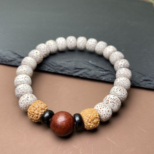 Bracelets à cercle unique pour femmes, hommes et Bodhi, Hainan, personnalité artistique, perles de bouddha, cadeaux