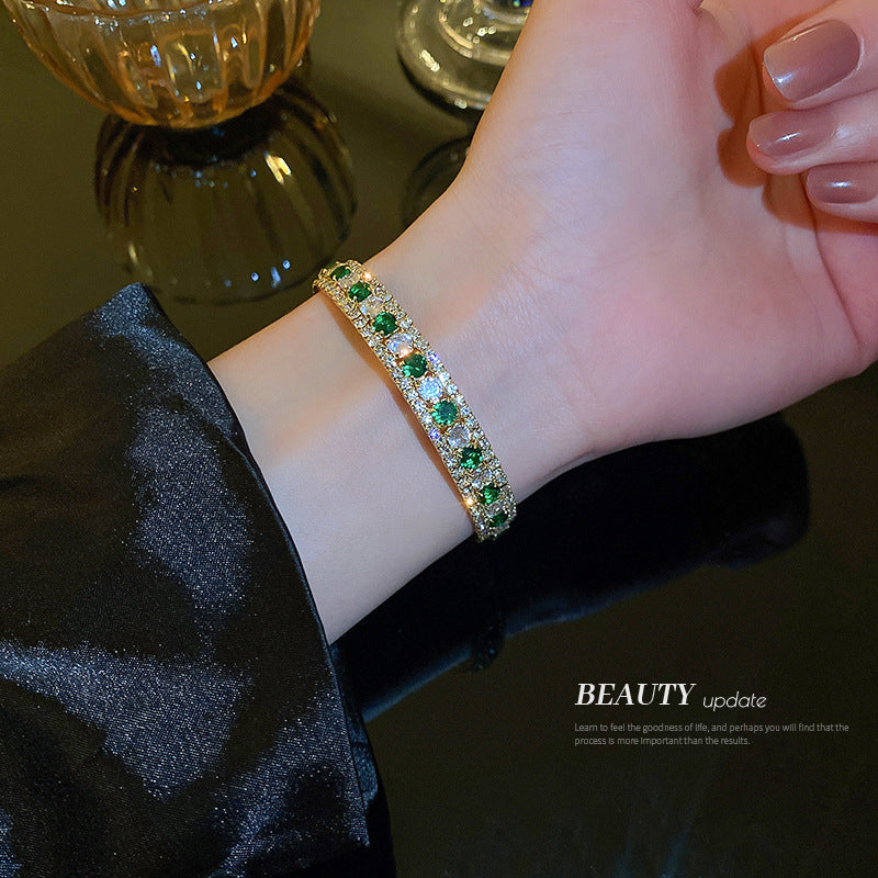 Square Diamond Temperament Entry Lux High-grade Bracelets