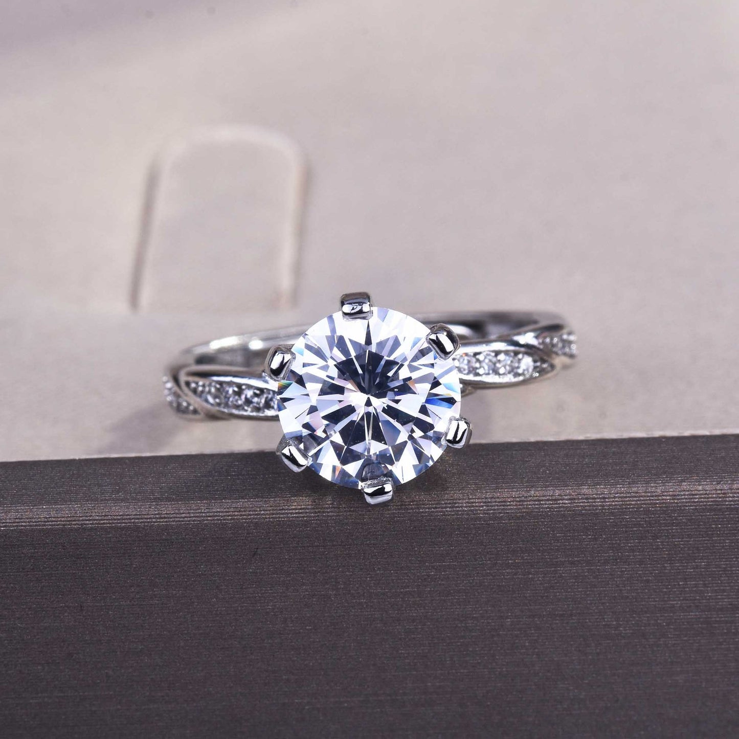 Moissanite Carat Eight Hearts And Arrows Rings