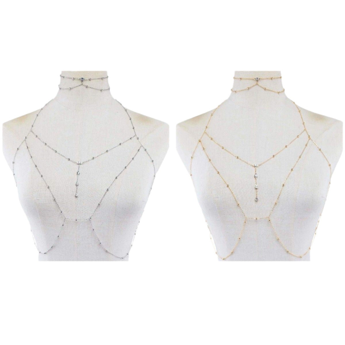 Women's Minority Light Luxury Hot Chest Body Chains Necklaces ...