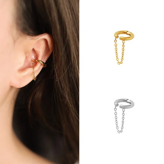 Women's & Men's Tassel Neutral Retro Style Wearable Titanium Ear Clip
