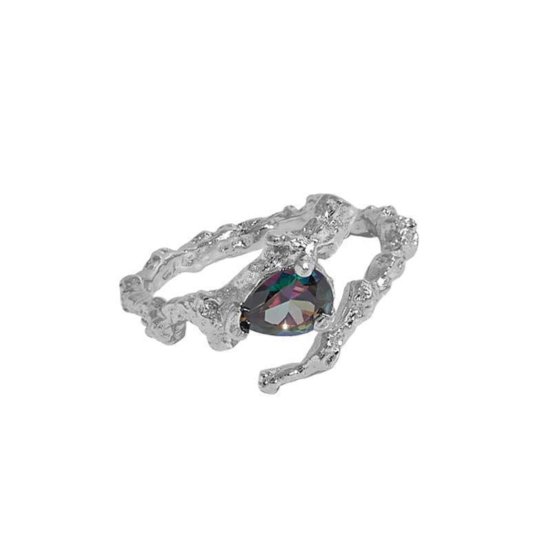 Women's Irregular Three-piece Trendy Design High-grade Index Rings