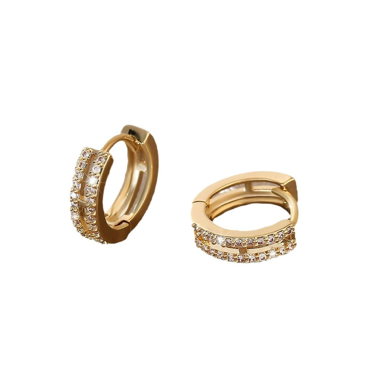 Women's Hollow For Niche Design Exquisite Circle Ear Buckle