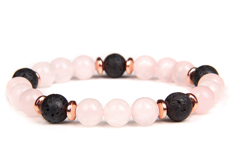 Bracelets essentiels en cristal pour femmes, hommes et cheveux noirs naturels