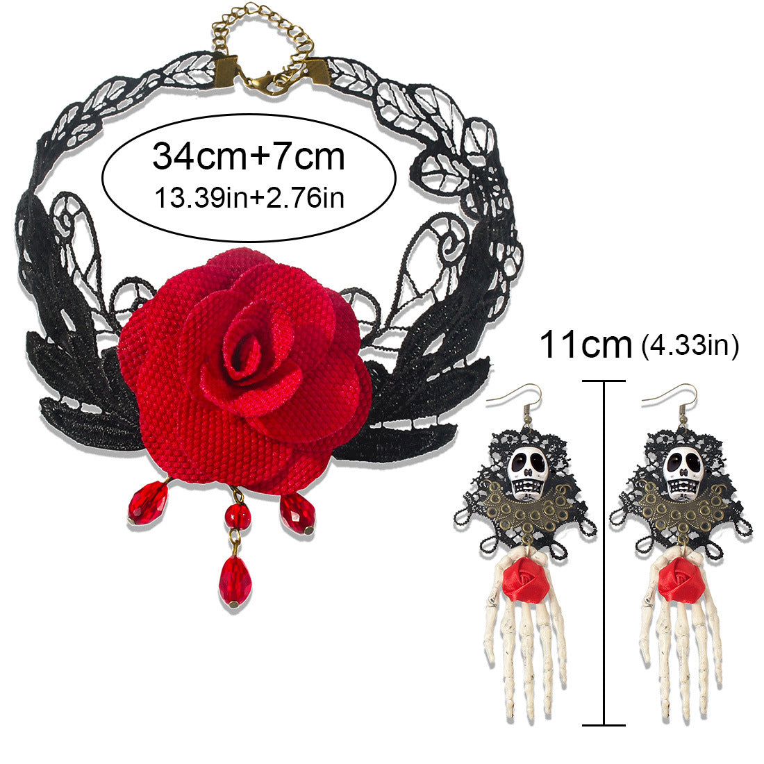 Halloween Horror Fashion Suit Dark Style Necklaces