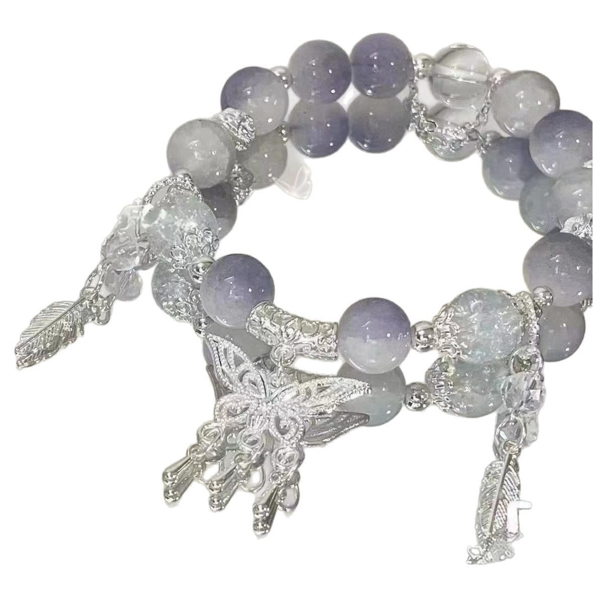 Sweet Butterfly Beaded Design Female Gift Bracelets