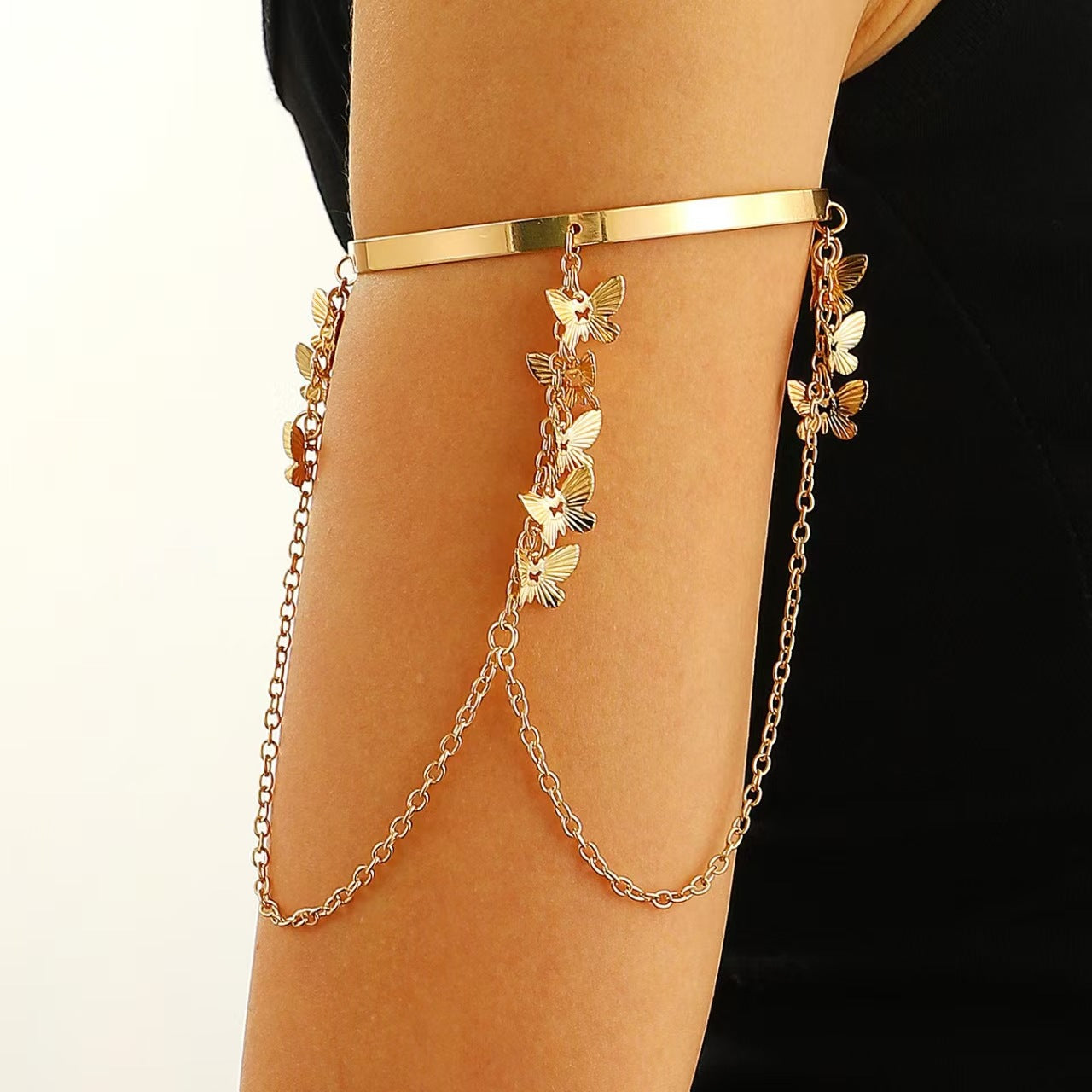 Chain Strip Armband High-grade Exquisite Versatile Opening Bracelets